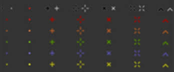 Minecraft crosshair icons is a totally free png image with transparent background and its resolution is 1024x1024. Wot J1mb0 39 S Crosshair Mod V 0 9 14 1 User Interface Mod Fur World Of Tanks