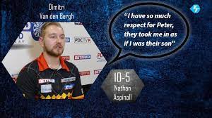 It was immediately hit with his first competition arrow. Dimitri Van Den Bergh On Spending Lockdown With The World Champion Plus Draw Opens Up Youtube