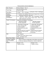 Contoh rph bahasa melayu tahun 5. Rph Kssr Bm Thn 5