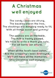 Using a hole punch, punch a hole in the upper left corner of the poem. Children S Christmas Poems