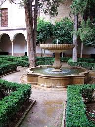 Alhambra Generalife Water Features In The Garden Fountains Backyard Spanish Garden