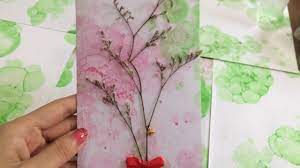 See more ideas about cards, cards handmade, embossed cards. Diy Dried Flower Greeting Card Easy Tutorial Youtube