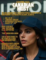 CASTING CALL FOR CALGARY** NON UNION/non paid Web Series, Netflix pitch  *Second Run Cinema*- Calgary Production Company: Prairie Sky Productions  Genre: Comedy Director: Leanne Frank/Gary Layton Prairie Sky Productions is  casting for