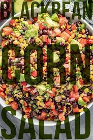 Black Bean And Corn Salad Recipe Simple Black Bean And Corn Salad Recipe Corn Salads Spicy Recipes Black Bean Corn Salad