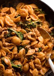 Orecchiette Sausage Pasta In Creamy Tomato Sauce Recipe In 2020 Creamy Tomato Sauce Sausage Pasta Pasta