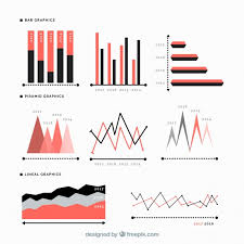 pack of useful charts for infographics vector free download