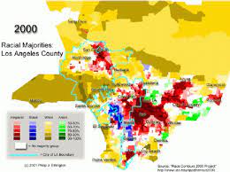 Los Angeles Demographics Map Demographics Of The Los Angeles County. | Download Scientific Diagram
