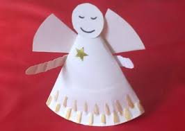 Basteln mit kindern weihnachten basteln winter basteln mit pappteller weihnachtszeit basteln kindergarten basteln. Freundlichen Engel Aus Pappteller Basteln Ganz Einfach
