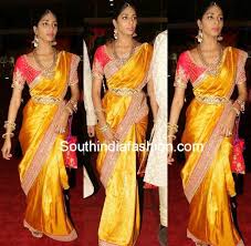 Find the perfect pinky reddy stock photos and editorial news pictures from getty images. Mallika Reddy In Yellow Silk Saree South India Fashion