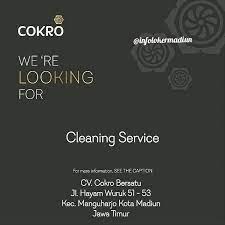 Semua kerja cleaning service di indonesia. Loker Lowongan Kerja Cleaning Service Bluder Cokro Cv Cokro Bersatu Di Madiun Juli 2019 Kpop Squad Media All About K Pop And Intermezzo