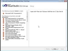 Cara Mengatasi Microsoft Visual Studio 2010 Error Saat Instal Tutorial Jinan Youtube
