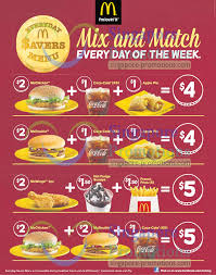 I usually mix friends and aircond. What Is Mcdonald S Mix And Match Deal
