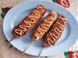 Corn dogs corn dog maker mozzarella corndog recipe deep fried recipes state fair food carnival food hot dog recipes snack you can make these low carb corn dogs for any occasion and no one will know they are gluten free! Korean Mozzarella Corn Dog Recipe The Odehlicious