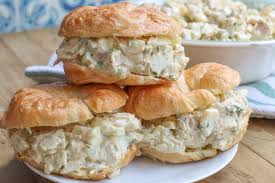 Simply put the mixture on a croissant or soft dinner rolls with some fresh baby spinach or lettuce, if serving as a sandwich. Southern Chicken Salad Best Soulful Traditional Recipe