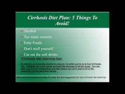 cirrhosis diet planning foods to avoid