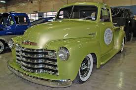 Image result for Chrome Green 1950 Truck