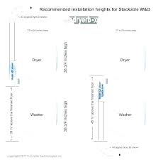 Washing Machine Size Guide Washer And Dryer Measuring Guide