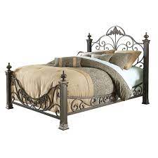 Baroque style headboard wall sticker vintage decor removeable vinyl wall decal diy home. Queen Baroque Style Metal Bed With Headboard And Footboard Headboards For Beds Baroque Bed Bed Styling