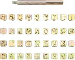 The english alphabet (or modern english alphabet) today consists of 26 letters: Amazon Com Yoption 37 Pieces Leather Stamping Tool Set 26 Letters Alphabet 10 Numbers Stamps Steel Punch Tool 9mm 1 Stamping Handle For Leather Craft Arts Crafts Sewing