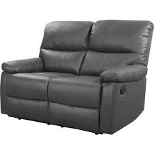 Divanetto compatto ma allo stesso tempo spazioso per ospitare comodamente 2 persone. Divano Reclinabile Lincoln 147 X 89 X 103 Cm 2 Posti A Sedere Grigio