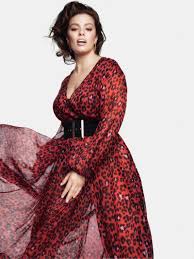 Dressed In A Red Leopard Print Dress Ashley Graham Fronts Marina Rinaldi Fall Winter 2018 Campaign Red Leopard Print Dress Curvy Girl Fashion Curvy Outfits