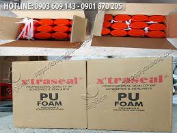 Phân phối sỉ giá đại lý keo silicone bọt nở PU Foam X'Traseal
