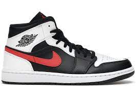 Press j to jump to the feed. Jordan 1 Mid Black Chile Red White 554724 075