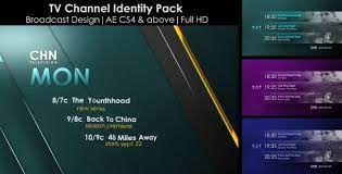 Broadcast Design Tv Channel Identity Pack Broadcast Tv Design Channel Branding