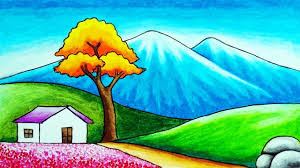 Check spelling or type a new query. How To Draw Easy Scenery Of Mountain Hills House And Flowers Field Simple Nature Scenery Drawing Artofit