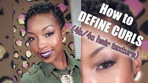 How To Define Curls 4b 4c Natural Textures Twa Style 4c Natural Hair Twa Styles Short Natural Hair Styles