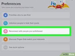 If someone who's still on your 'friends' list is missing, it means. How To Reconnect With People You Unfollowed On Facebook 6 Steps