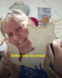 Dollar Tree Wooden Cutout Chicks