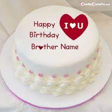 Maybe you would like to learn more about one of these? Love You Brother Birthday Cake With Name Wishes Photo