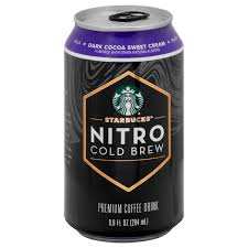 The hottest trend in coffee these days is cold. Save On Starbucks Nitro Cold Brew Coffeee Drink Dark Cocoa Sweet Cream Order Online Delivery Giant