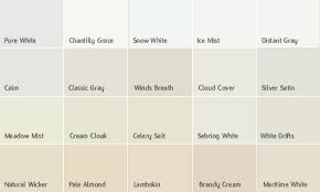 Image Result For Off White Colour Chart Benjamin Moore
