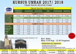 ● pelatihan acls perki selama 3 hari (hari jumat sampai. Kursus Umrah Terbuka Percuma 2017 2018 Tiram Travel Haji Umrah Ziarah