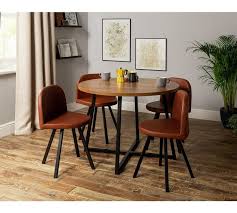 Buy Argos Home Nomad Oak Effect Dining Table 4 Chairs Space Saving Dining Sets Argos Space Saving Dining Table Argos Home Balcony Table And Chairs