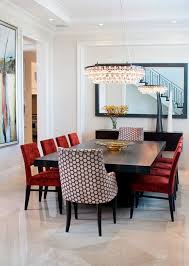 Be Confident With Color How To Integrate Red Chairs In The Dining Room Red Dining Room Formal Dining Room Sets Dining Room Furniture Modern