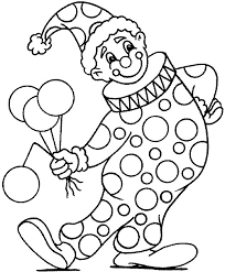 Le clown est un personnage faisant partie de l'univers du cirque. Coloriage Un Clown Tient Des Ballons Dessin Gratuit A Imprimer