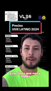 Preventa de Boletos y Fases del Vive Latino 2024