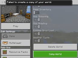 Download the world step 2: Mcpe 32709 Failed To Create A Copy Of Your World Jira