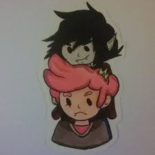 Tv bmo doodle fanart halloween moleskine adventuretime inktober marshallee princessgumball. Prince Gumball And Marshall Lee Fana Ridgedlight Drawings Illustration People Figures Animation Anime Comics Anime Artpal