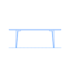 A table that seats four should be about 48 long. Dining Tables Dimensions Drawings Dimensions Com