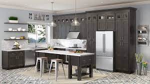Go bold with fashionably dark, matt grey kitchen cabinets. Shaker Cinder Cabinets Online Kitchen Cabinets Shaker Kitchen Cabinets Assembled Kitchen Cabinets