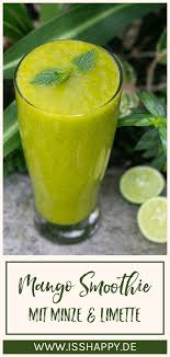 Veganer Mango Aloe Vera Smoothie Mit Minze Erfrischend Lecker Rezept Smoothie Mit Mango Mango Smoothie Rezepte Smoothie