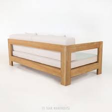 Coast Teak Daybed Right Wooden Sofa Designs Wooden Sofa House Furniture Design