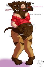 A folder containing the werewolf comic biils, by vonboche. Transfur Girl Shefalitayal