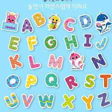 If your kid is just starting . Pinkfong Bath Play Alphabet Stickers Baby Shark Official Bathing Kids Bathroom Eva Toys Shopee Malaysia