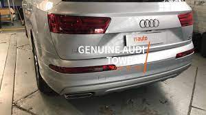 Audi Q7 4m Genuine Towbar Youtube