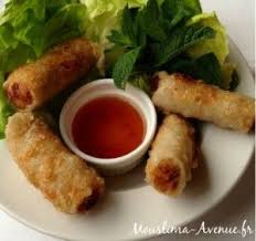 Nems Au Crevettes La Recette Facile Recette Asiatique Nems Crevette Recette Nems